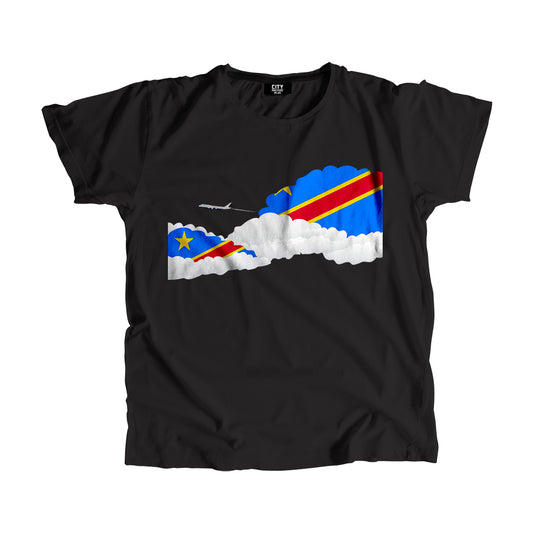 Congo, Democratic Republic of the Flags Day Clouds Unisex T-Shirt