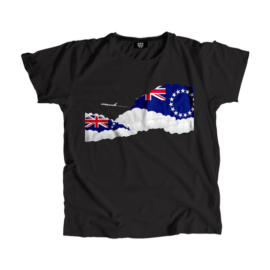 Cook Islands Flags Day Clouds Unisex T-Shirt