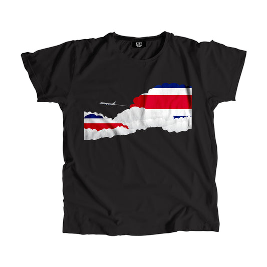 Costa Rica Flags Day Clouds Unisex T-Shirt