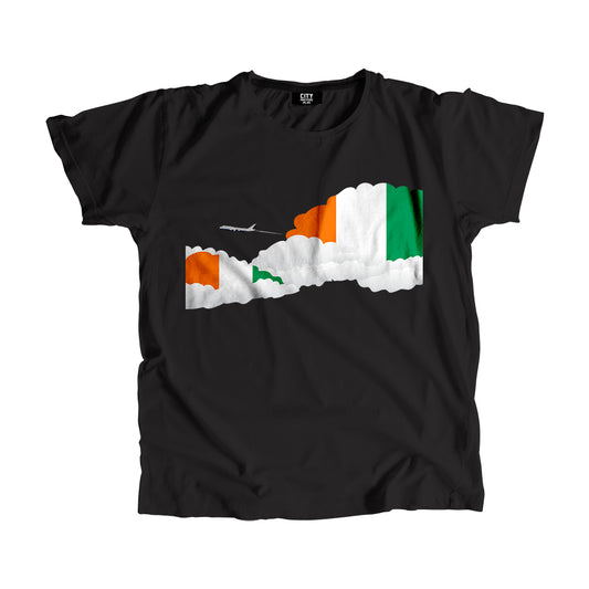 Cote D'Ivoire Flags Day Clouds Unisex T-Shirt