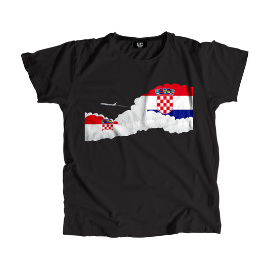 Croatia Flags Day Clouds Unisex T-Shirt