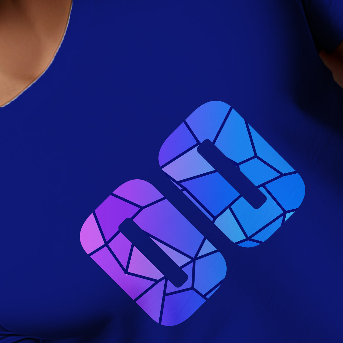 00 Number Men Unisex T-Shirt (Royal Blue)