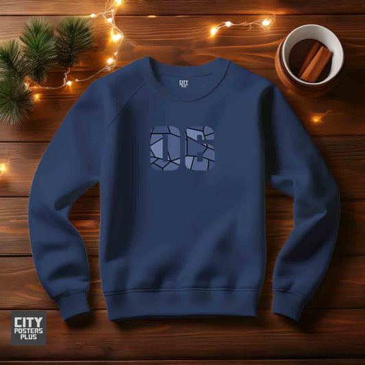 06 Number Unisex Sweatshirt (Navy Blue)