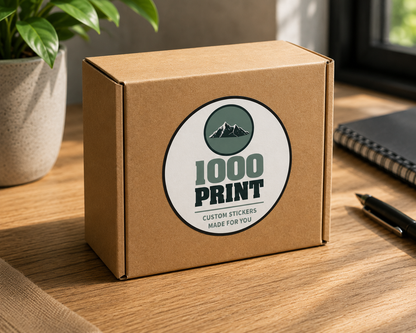 Custom Circle Round Stickers Sheet | 1000 Print