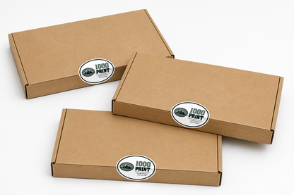 Custom Oval Stickers Sheet | 1000 Print