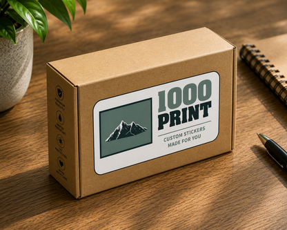 Custom Rounded Rectangle Sticker Singles | 1000 Print