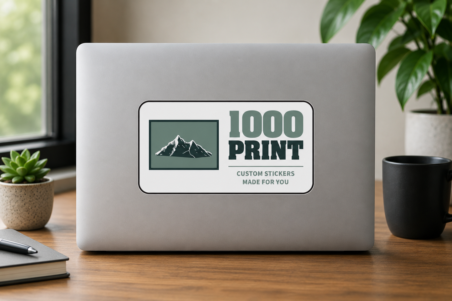 Custom Rounded Rectangle Sheet Stickers | 1000 Print