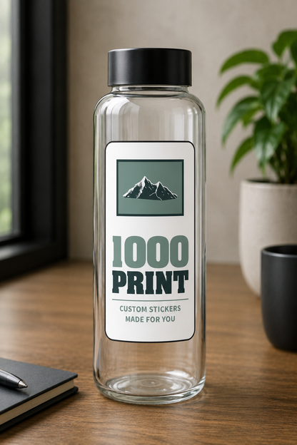 Custom Rounded Rectangle Sticker Singles | 1000 Print