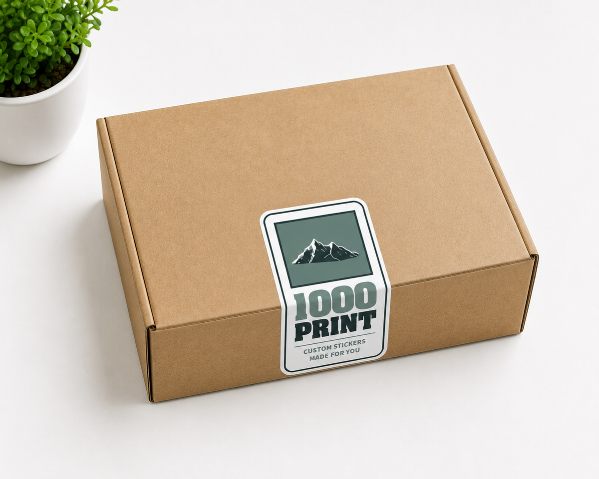 Custom Rounded Rectangle Sheet Stickers | 1000 Print