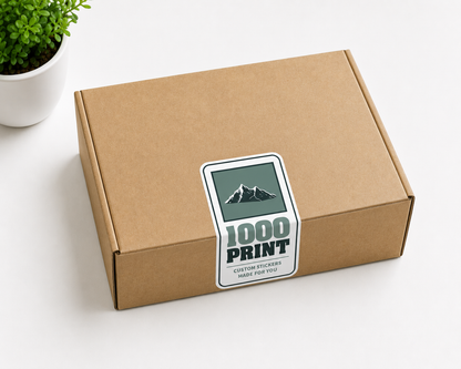 Custom Rounded Rectangle Sheet Stickers | 1000 Print