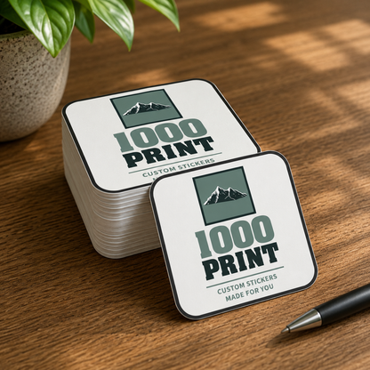 Custom Rounded Square Sticker Singles | 1000 Print