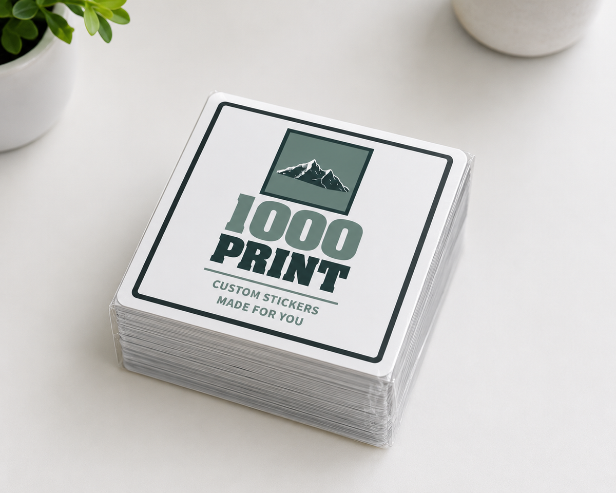 Custom Square Sticker Singles | 1000 Print