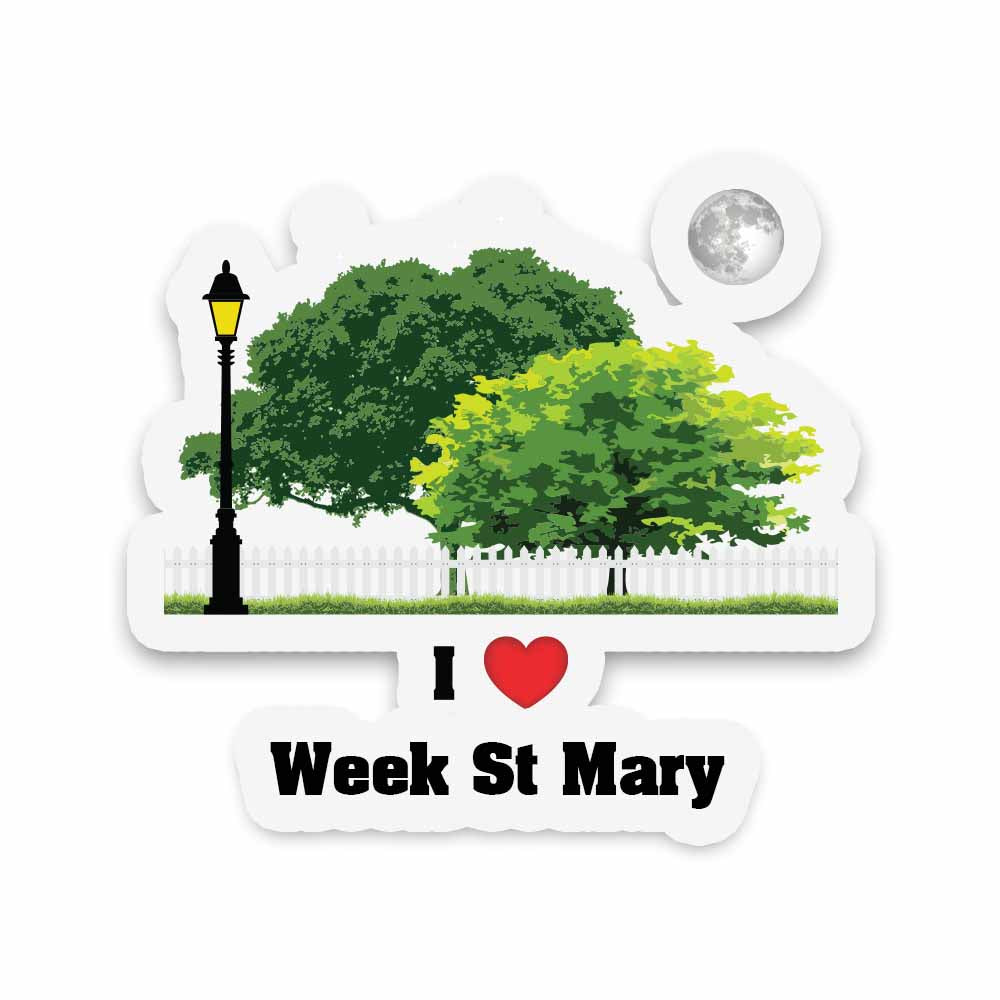 Week St Mary Sticker