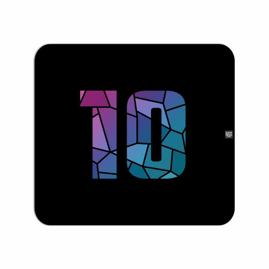 10 Number Mousepad (Black)