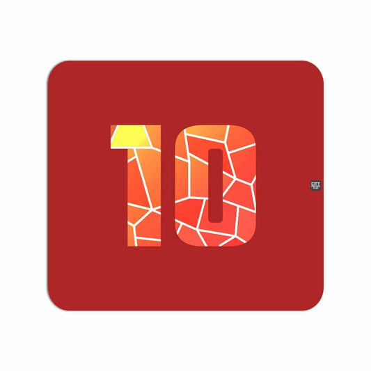 10 Number Mousepad (Red)