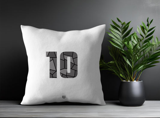 10 Number Pillow Case (White)