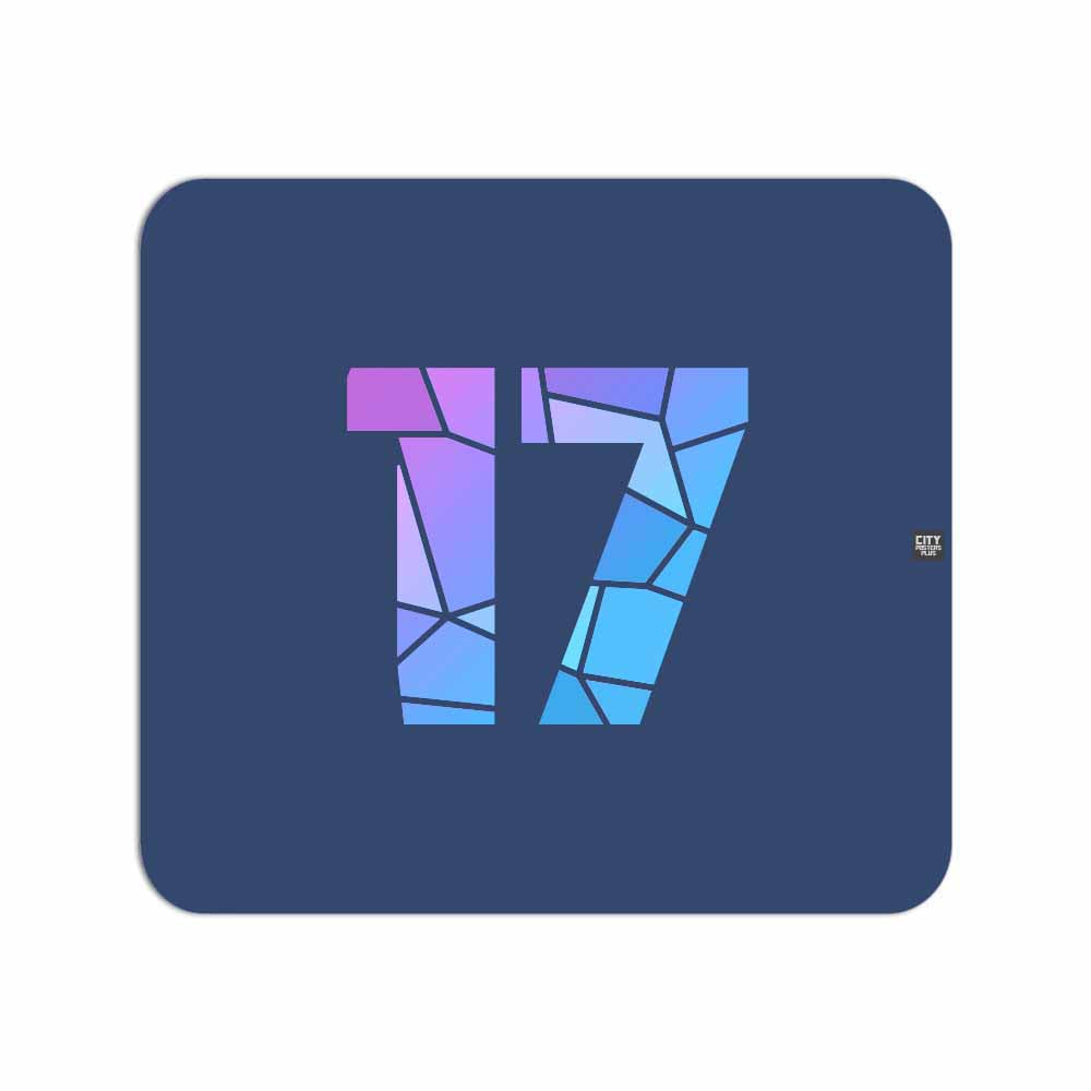 17 Number Mousepad (Navy Blue)