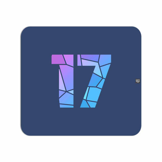 17 Number Mousepad (Navy Blue)