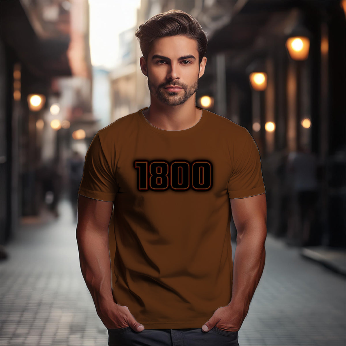 1800 Year Unisex T-Shirt (Brown)