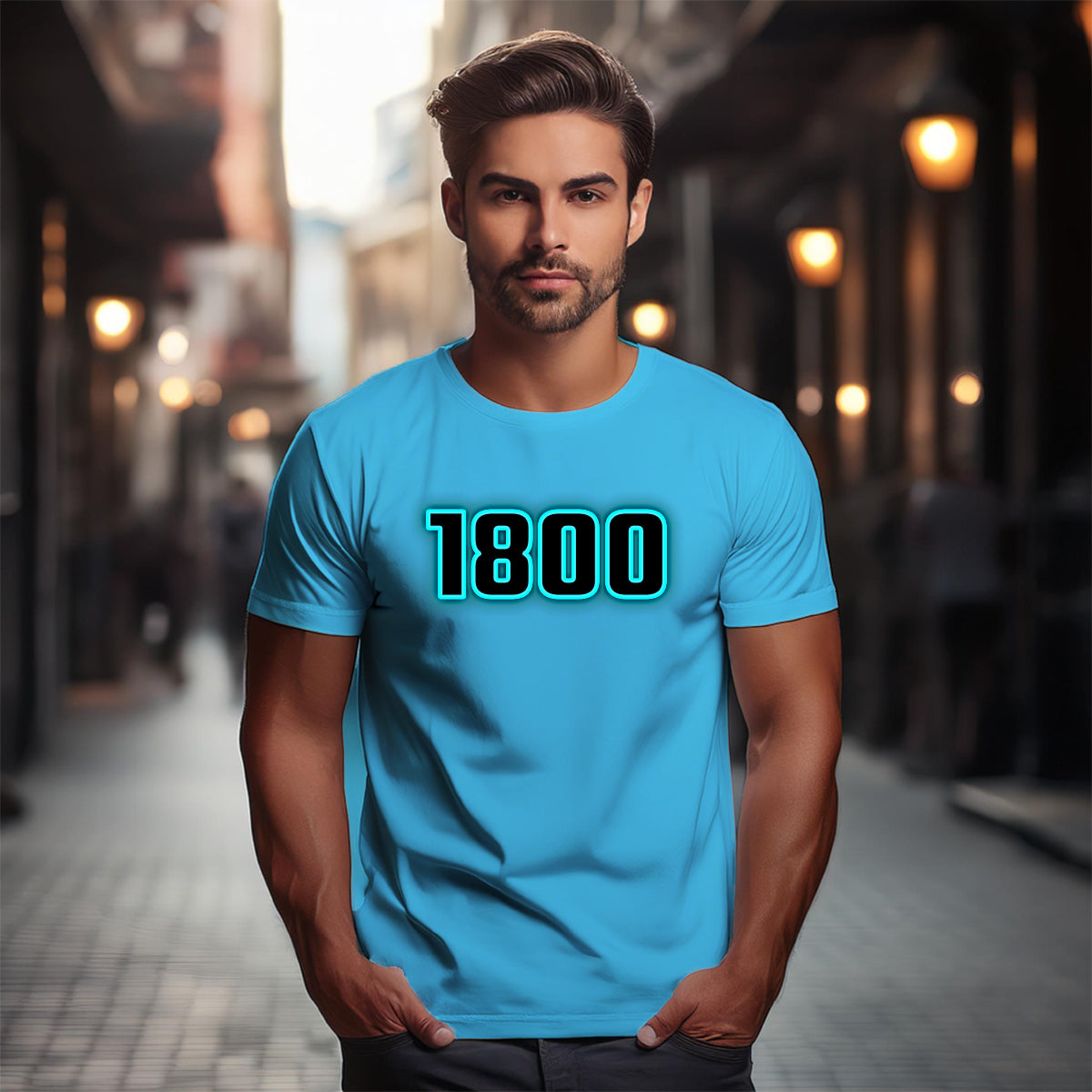 1800 Year Unisex T-Shirt (Sky Blue)