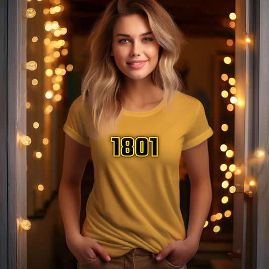 1801 Year Women T-Shirt (Golden Yellow)