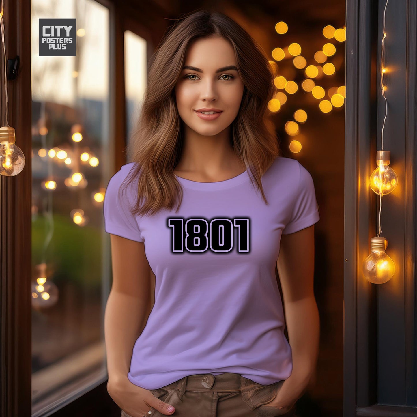 1801 Year Women T-Shirt (Iris Lavender)