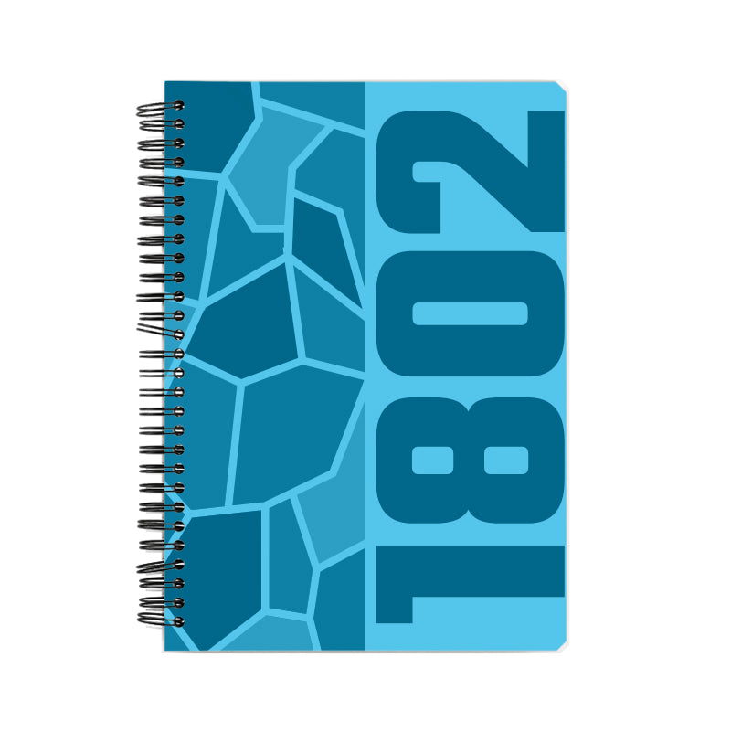 1802 Year Notebook (Sky Blue, A5 Size, 100 Pages, Ruled)