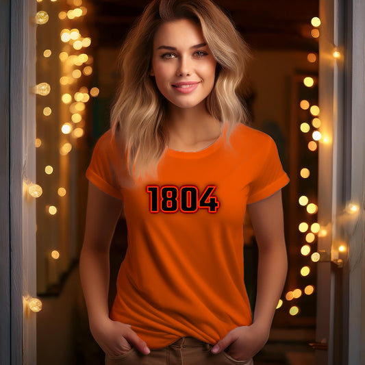 1804 Year Women T-Shirt (Orange)