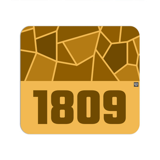 1809 Year Mousepad (Golden Yellow)