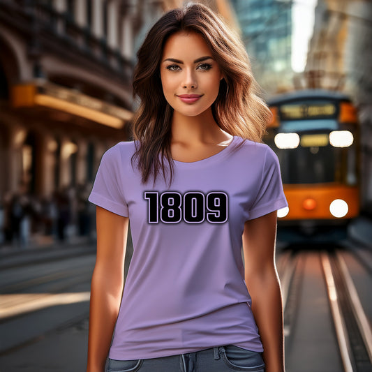 1809 Women T-Shirt | Vintage Birth Year Shirt | City Posters Plus