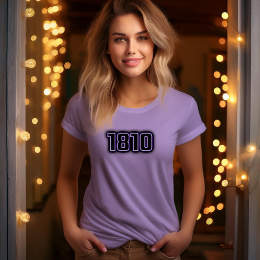 1810 Year Women T-Shirt (Iris Lavender)