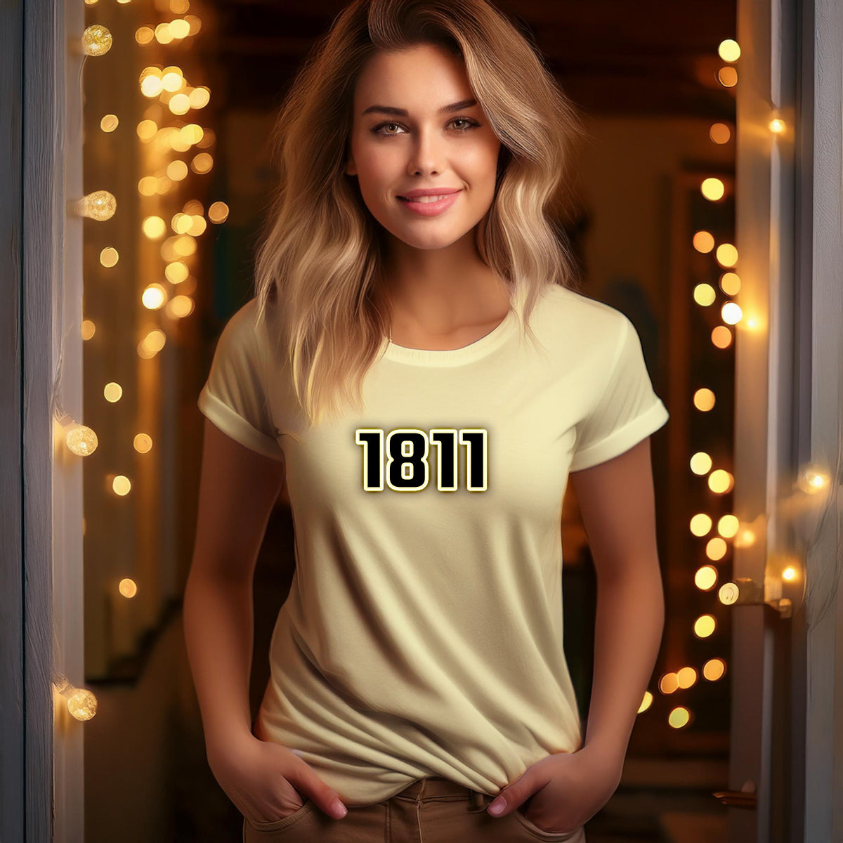 1811 Year Women T-Shirt (Butter Yellow)