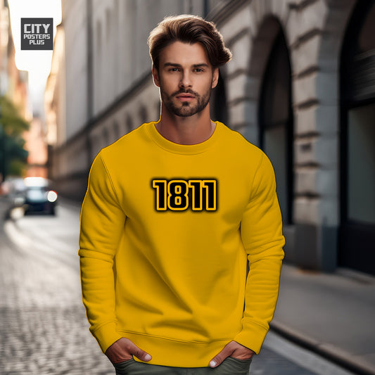 1811 Year Men Unisex Sweatshirt (Golden Yellow)