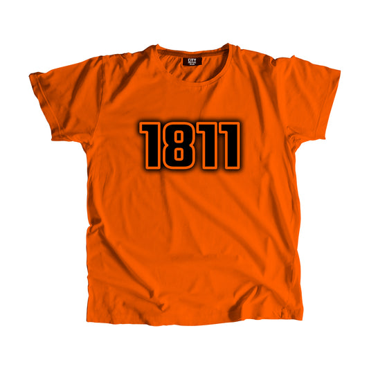 1811 Vintage Heritage Year Men Unisex T-Shirt (Orange)