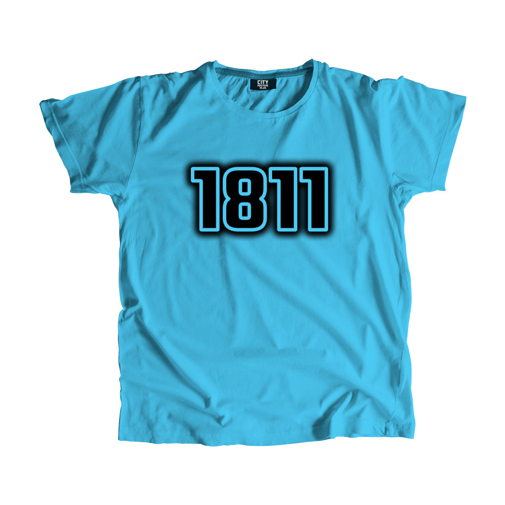 1811 Vintage Heritage Year Men Unisex T-Shirt (Sky Blue)
