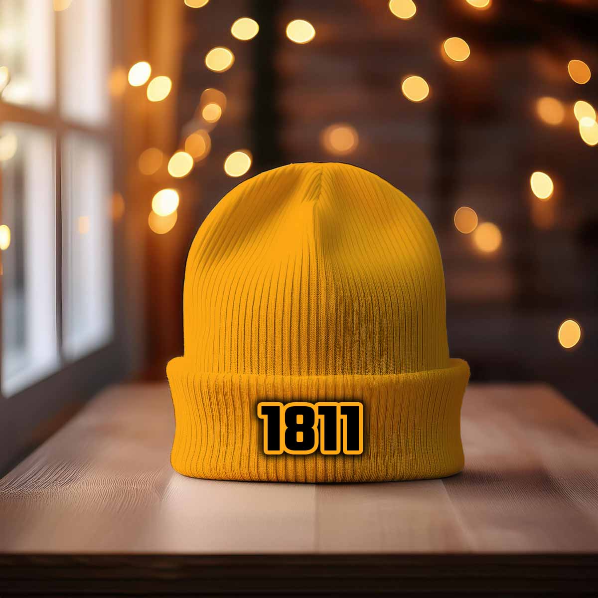 1811 Year Cuffed Beanie (Gold)
