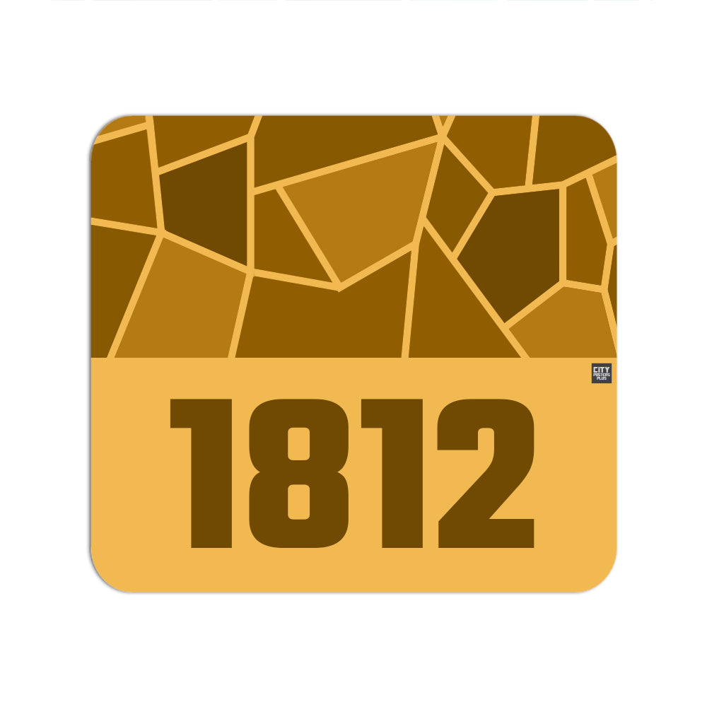 1812 Year Mousepad (Golden Yellow)