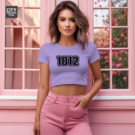 1812 Women Crop Top | Vintage Birth Year Shirt | City Posters Plus