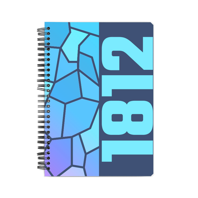 1812 Year Notebook (Navy Blue, A5 Size, 100 Pages, Ruled)