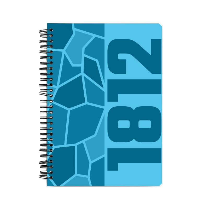 1812 Year Notebook (Sky Blue, A5 Size, 100 Pages, Ruled)