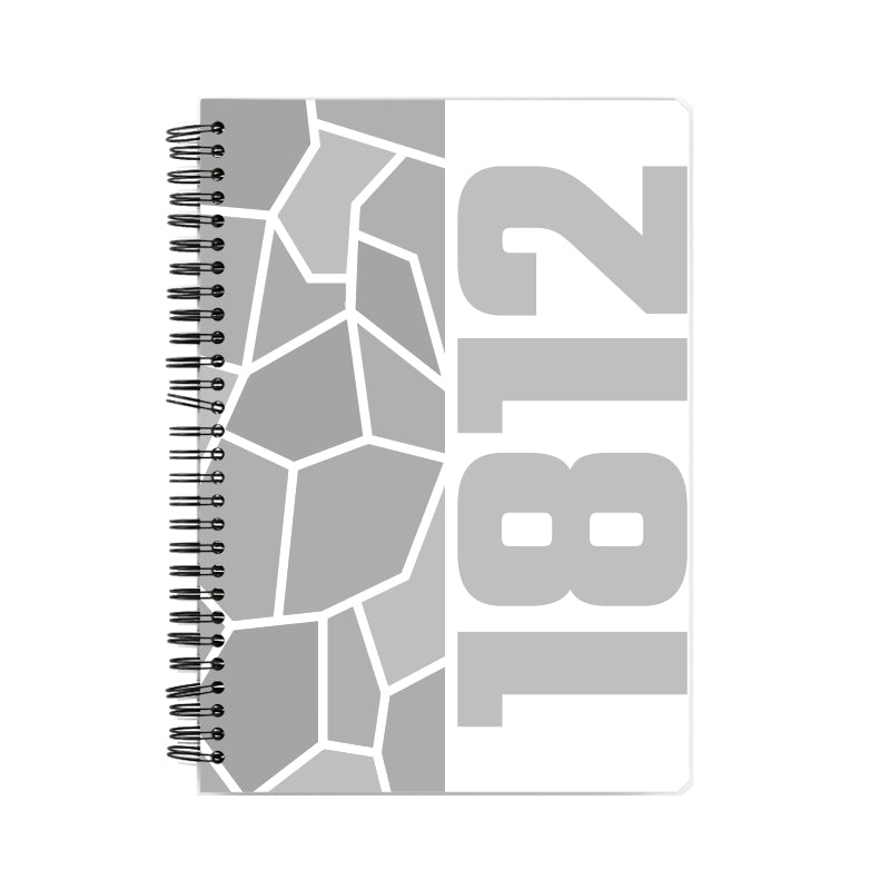 1812 Year Notebook (White, A5 Size, 100 Pages, Ruled)