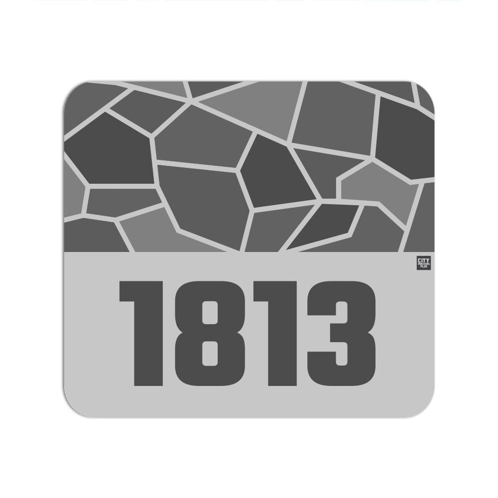 1813 Year Mousepad (Melange Grey)