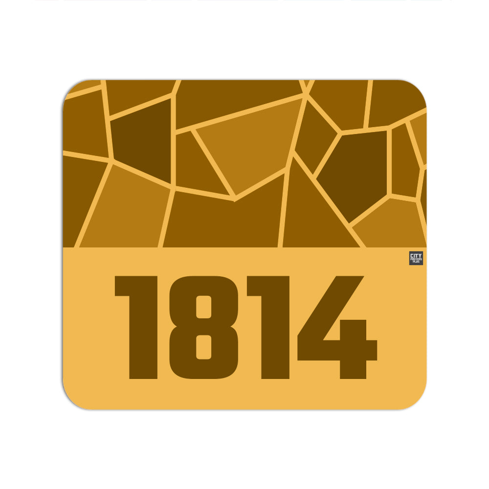 1814 Year Mousepad (Golden Yellow)