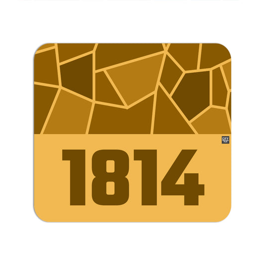 1814 Year Mousepad (Golden Yellow)