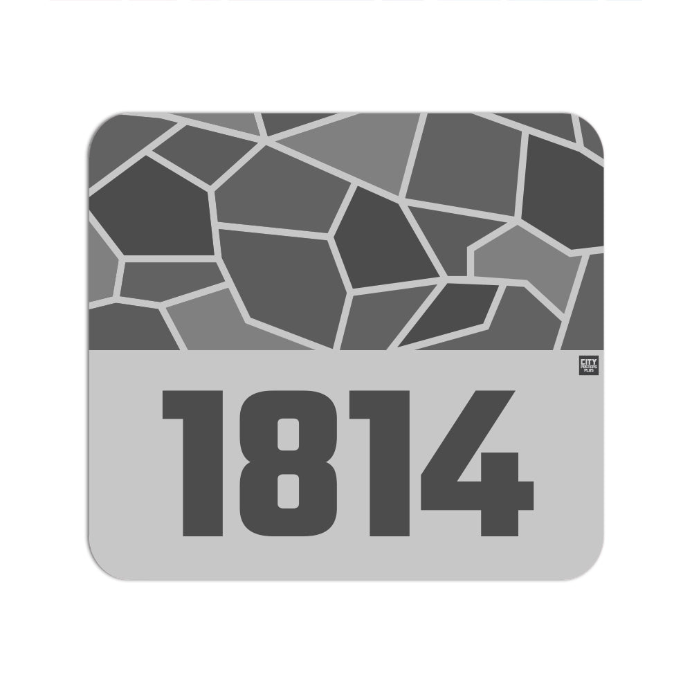 1814 Year Mousepad (Melange Grey)