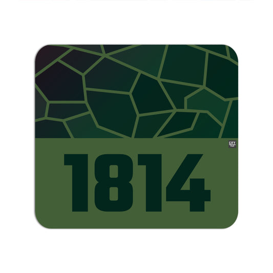 1814 Year Mousepad (Olive Green)