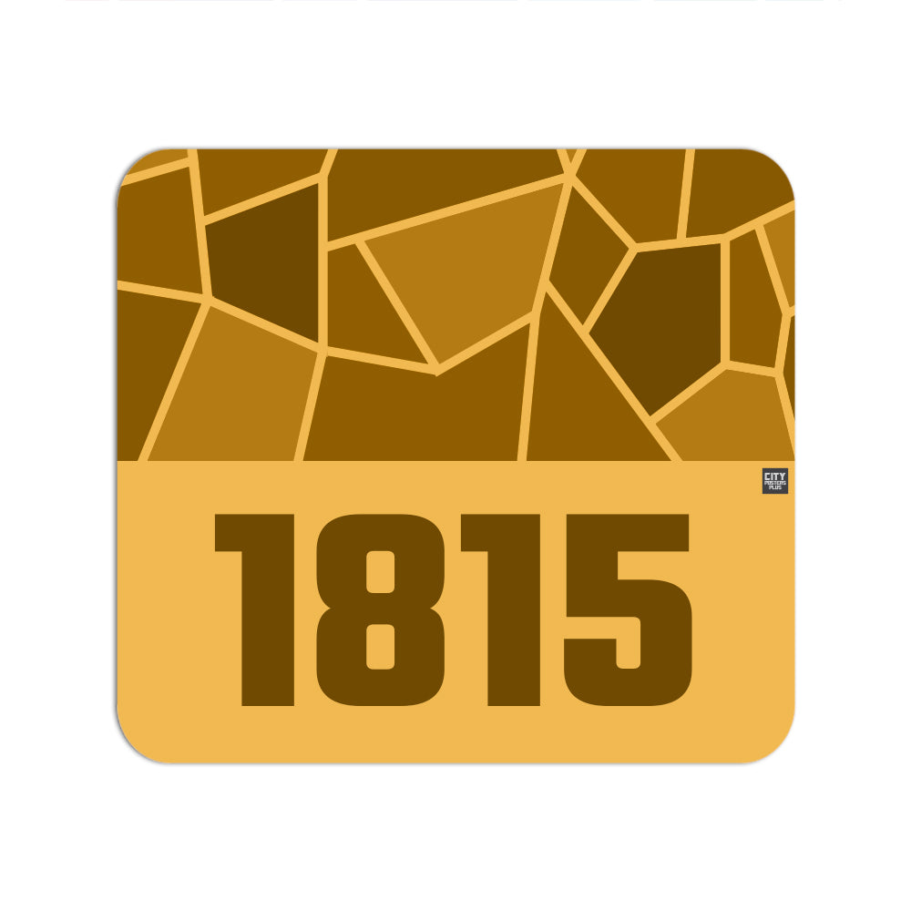1815 Year Mousepad (Golden Yellow)