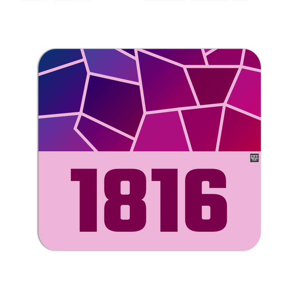 1816 Year Mousepad (Light Pink)