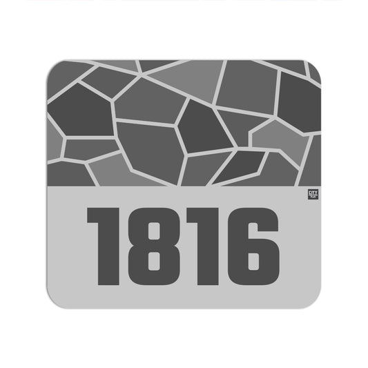 1816 Year Mousepad (Melange Grey)