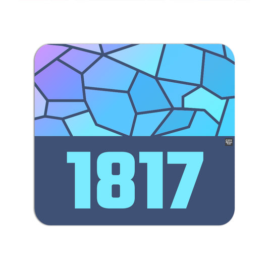 1817 Year Mousepad (Navy Blue)